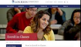 
							         Online Registration - Los Rios Community College District								  
							    