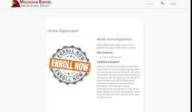 
							         Online Registration - Mountain Empire Unified School District								  
							    