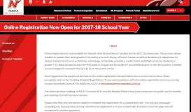
							         Online Registration Now Open for 2017-18 School Year								  
							    