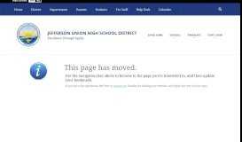 
							         Online Registration Portal - Jefferson Union High School District								  
							    