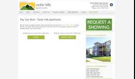 
							         Online Rental Payment - Pay Your Rent - Cedar Hills Apartments								  
							    