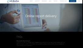 
							         Online Report Delivery - US BioTek								  
							    