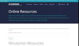 
							         Online Resources | MLN								  
							    