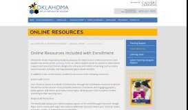 
							         Online Resources - Oklahoma Virtual Preparatory Academy								  
							    