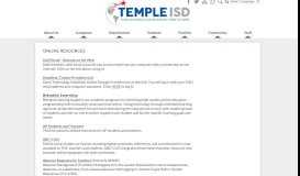 
							         Online Resources – Staff Online Resources – Temple Independent ...								  
							    