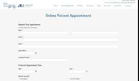 
							         Online Scheduling for Patients - The Pain Management Group								  
							    