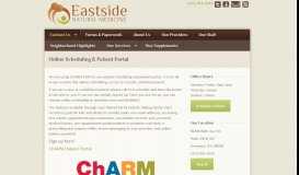 
							         Online Scheduling & Patient Portal - Eastside Natural Medicine								  
							    