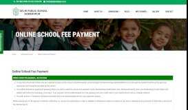 
							         Online School Fee Payment - DPS Gorakhpur								  
							    