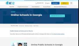 
							         Online Schools in Georgia | K12 - K12.com								  
							    