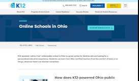 
							         Online Schools in Ohio | K12 - K12.com								  
							    
