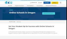
							         Online Schools in Oregon | K12 - K12.com								  
							    