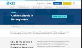 
							         Online Schools in Pennsylvania | K12 - K12.com								  
							    