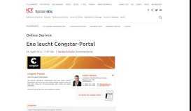 
							         Online-Serivce: Eno laucht Congstar-Portal - crn.de								  
							    