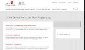 
							         Online Service-Portal der Stadt Regensburg logo Vorlesen								  
							    