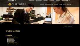 
							         Online services - Abbotsleigh								  
							    
