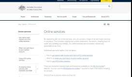 
							         Online services | Australian Taxation Office - Ato								  
							    