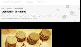 
							         Online Services - Department of Finance WA								  
							    