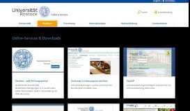 
							         Online-Services & Downloads - Universität Rostock								  
							    