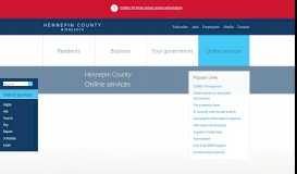 
							         Online services | Hennepin County								  
							    
