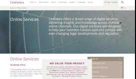 
							         Online Services | Insights | Linklaters								  
							    