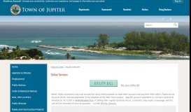 
							         Online Services | Jupiter, FL - Official Website - Town of Jupiter								  
							    