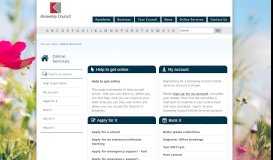 
							         Online Services - Knowsley Council								  
							    