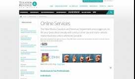 
							         Online Services - NM Taxation and Revenue Department								  
							    