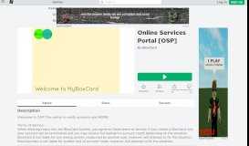 
							         Online Services Portal [OSP] - Roblox								  
							    