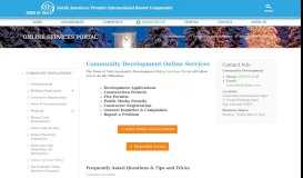 
							         Online Services Portal - Town of Vail								  
							    
