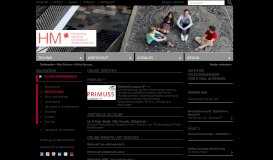 
							         Online Services, PRIMUSS, HM-Account - Hochschule München								  
							    