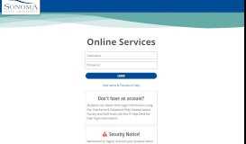 
							         Online Services | Sonoma State University								  
							    