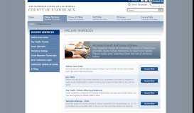 
							         Online Services - Stanislaus County Superior Court								  
							    