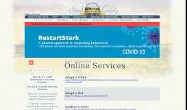 
							         Online Services | Stark County Government								  
							    