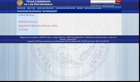 
							         Online Services | Texas Commission on Law Enforcement - tcole								  
							    