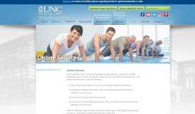
							         Online Services - UNC Wellness								  
							    