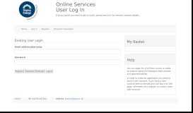 
							         Online Services User Log In - Shipley College - Online Services								  
							    