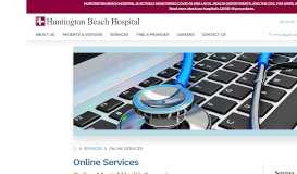 
							         Online Services:Huntington Beach Hospital Psychiatric Unit-Prime ...								  
							    