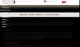
							         Online Shop Terms & Conditions - Stock Clearance Portal								  
							    