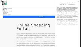 
							         Online Shopping Portals – The Points Guy								  
							    