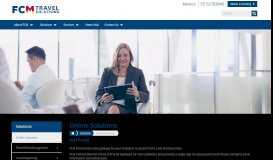 
							         Online Solutions | FCm Travel Solutions Mexico								  
							    