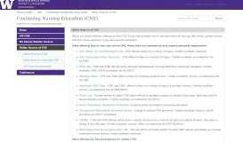 
							         Online Sources of CNE - Continuing Nursing Education (CNE ...								  
							    