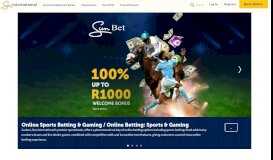 
							         Online Sports Betting | Sunbet | Sun International								  
							    