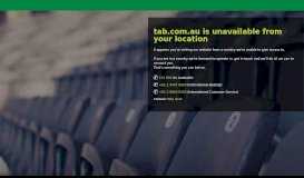 
							         Online Sports & Horse Racing Betting Australia | TAB								  
							    