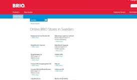 
							         Online stores - BRIO								  
							    