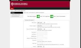 
							         Online Student Application - DSV4-LionHead								  
							    