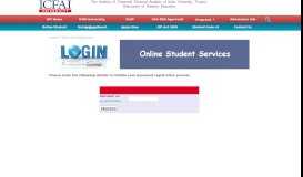 
							         Online Student Services | Flexible Learning Programs | ICFAI ...								  
							    