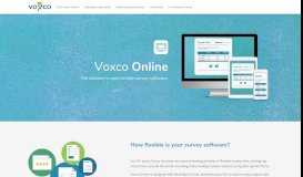 Voxco Login Page