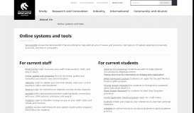 
							         Online systems and tools / The University of Newcastle, Australia								  
							    