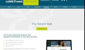 
							         Online Tenant Hub - Cubitt & West								  
							    