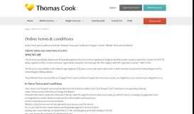 
							         Online terms & conditions - Thomas Cook Cash Passport								  
							    